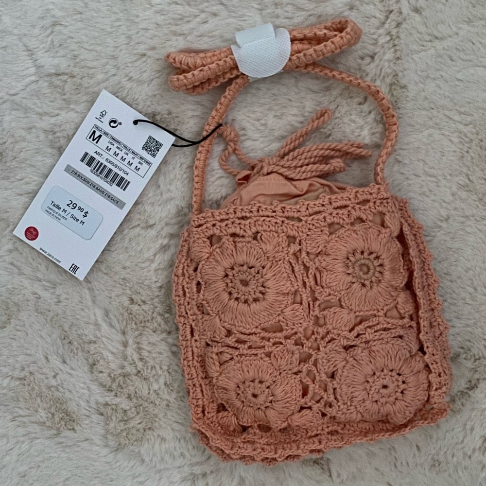 Zara Small Crochet Purse - Picture 2 of 3